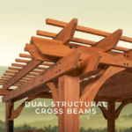 Beaumont 20×12 Cedar Wood Pergola by Backyard Discovery - Image 3