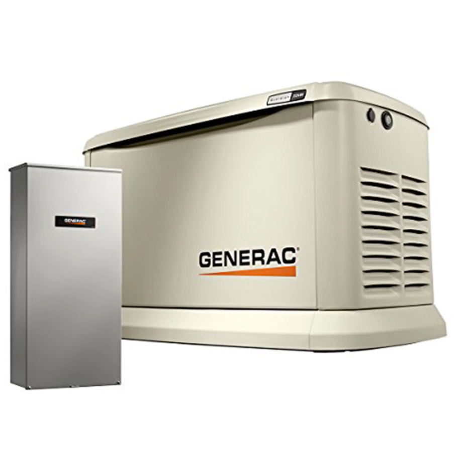 pop-product-40-image-1.png Guardian Series 22 Kw/19.5 Kw Air Cooled Home Standby Generator with Wi-Fi with Whole Hoe 200 Amp Transfer Switch - Image 1