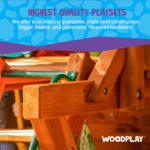 Woodplay Tiger Tower Combo A – Premium Wooden Swing Set for Endless Backyard Fun - Image 5