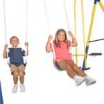 Sportspower Super 10 Metal Swing Set with Lifetime Warranty on Blow Molded Slide - Image 7
