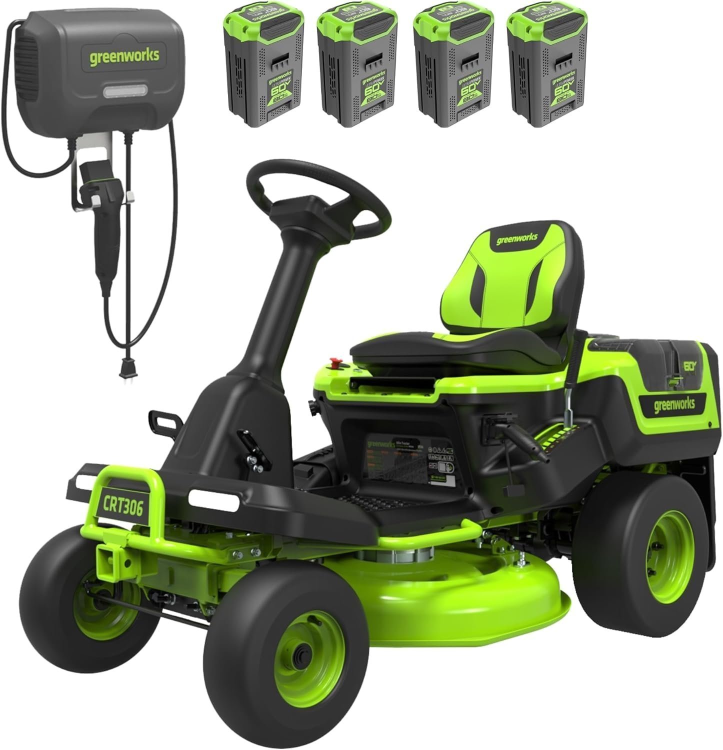 pop-product-86-image-1.jpg Greenworks 60V 30” CrossoverT Riding Lawn Tractor with 8.0 Ah - Image 1