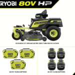 RYOBI 80V HP Brushless 54 in. Battery Electric Cordless Zero Turn Mower & Mulch Kit - Image 2