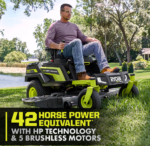 RYOBI 80V HP Brushless 54 in. Battery Electric Cordless Zero Turn Mower & Mulch Kit - Image 5
