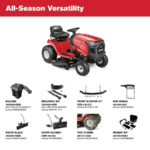 Troy-Bilt Bronco 42 — 42-inch 19 HP Briggs & Stratton Automatic Drive Riding Tractor - Image 3