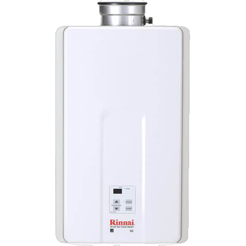 v65in-1.png Rinnai V65iP 6.5 GPM Liquid Propane Indoor Tankless Water Heater New - Image 1