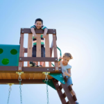 Woodridge Elite Cedar Wood Swing Set by Backyard Discovery - Image 3