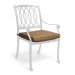 Casual Cushion Deluxe Dining Seat Cushion in Sesame Linen