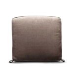 Casual Cushion Deluxe Dining Seat Cushion in Stone Linen