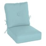 Casual Cushion Estate Series Chaise Cushion in Canvas Mineral Blue