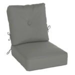 Casual Cushion Estate Series Deep Seating Club Cushion in Canvas Charcoal