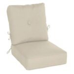 Casual Cushion Estate Series Deep Seating Club Cushion in Canvas Flax