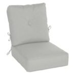 Casual Cushion Estate Series Deep Seating Club Cushion in Canvas Granite