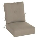 Casual Cushion Estate Series Deep Seating Club Cushion in Stone Linen