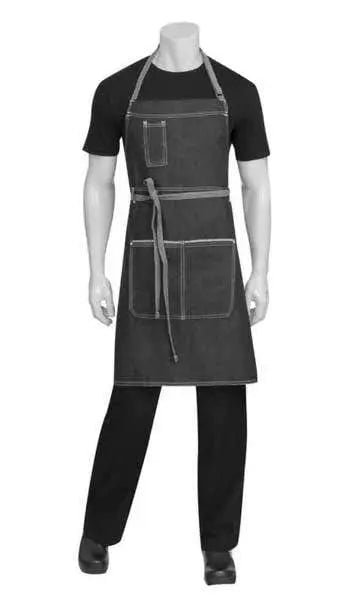 chef-works-bronx-bib-apron-aprons-55036079571221.jpg Chef Works Bronx Bib Apron - Image 1