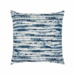 Elaine Smith Linear Indigo 20″ Square Pillow