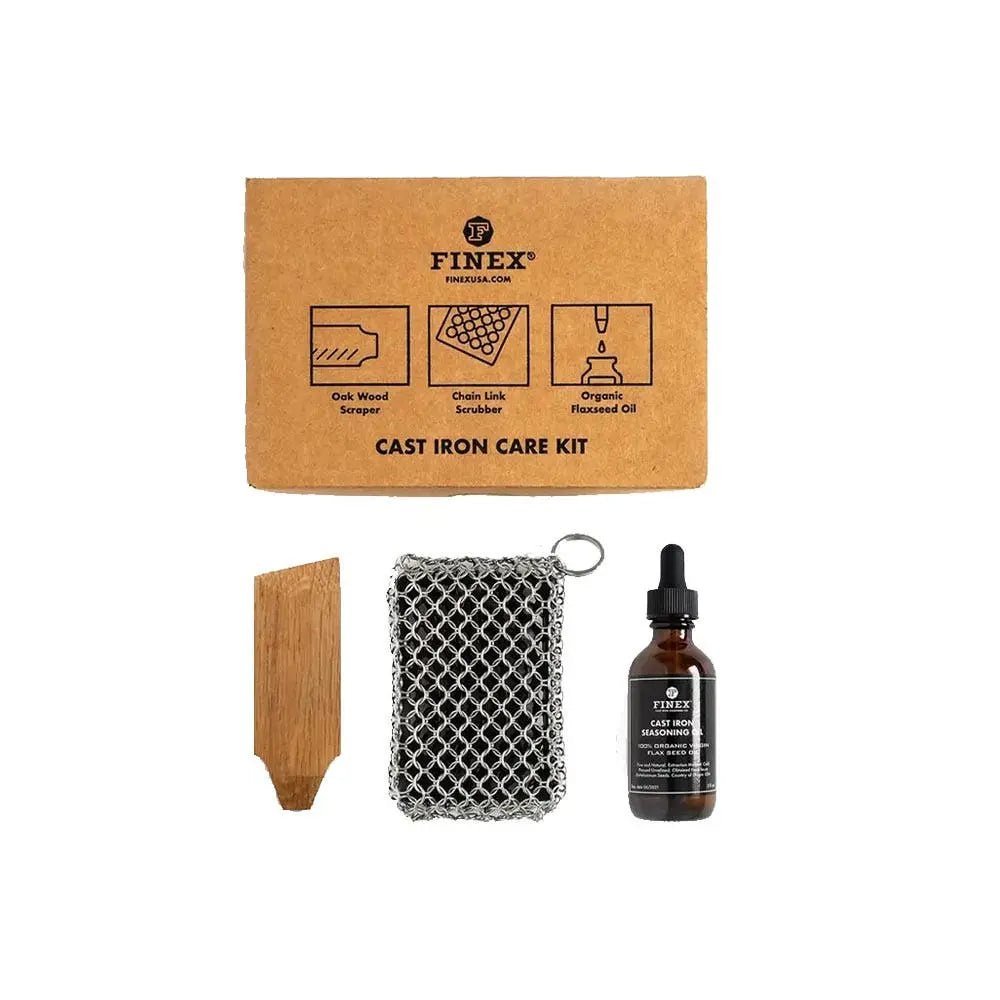 finex-3-piece-cast-iron-care-kit-cookware-accessories-55039368954133.jpg Finex 3-piece Cast Iron Care Kit - Image 1