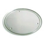 GI Metal 16″ Pizza Tray with Edge and Feet