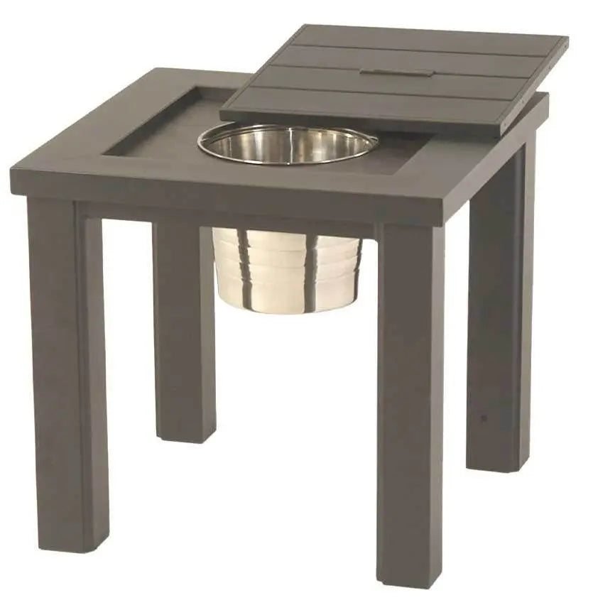 hanamint-sherwood-24-square-ice-bucket-side-table-outdoor-tables-55002857144597.jpg Hanamint Sherwood 24″ Square Ice Bucket Side Table - Image 1