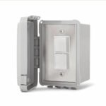 Infratech Single Duplex Switch Surface Mount with Weatherproof Box and Cover