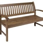 Jensen Outdoor Classic Ipe Garden Bench with Arms