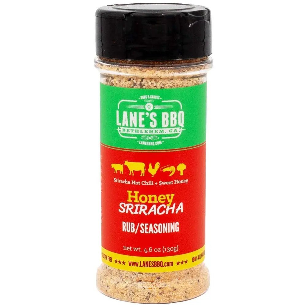 lane-s-bbq-honey-sriracha-rub-and-seasoning-4-6-oz-seasonings-spices-55049421881621.jpg Lane’s BBQ Honey Sriracha Rub and Seasoning, 4.6 oz - Image 1