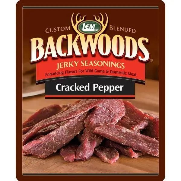 lem-products-backwoods-cracked-pepper-jerky-seasoning-seasonings-spices-55049430761749.jpg LEM Products Backwoods Cracked Pepper Jerky Seasoning - Image 1