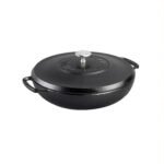 Lodge Blacklock Triple Seasoned 4 Quart Braiser with Lid