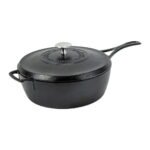 Lodge Blacklock Triple Seasoned 4 Quart Deep Skillet with Lid