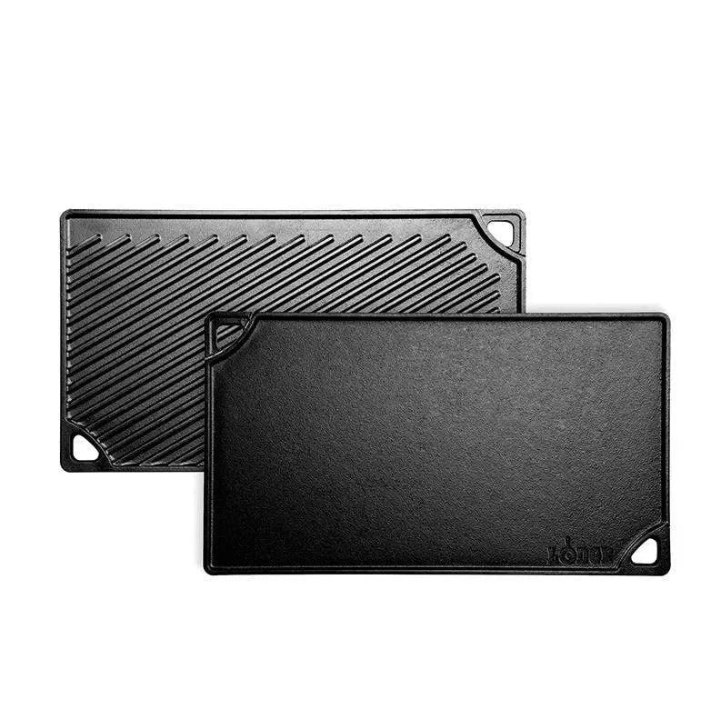 lodge-double-play-reversible-grill-griddle-griddles-grill-pans-55049735078165.jpg Lodge Double Play Reversible Grill/Griddle - Image 1
