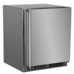Marvel 24″ Outdoor Built-in All Freezer, Solid Stainless Steel Door with Lock, Reversible Hinge