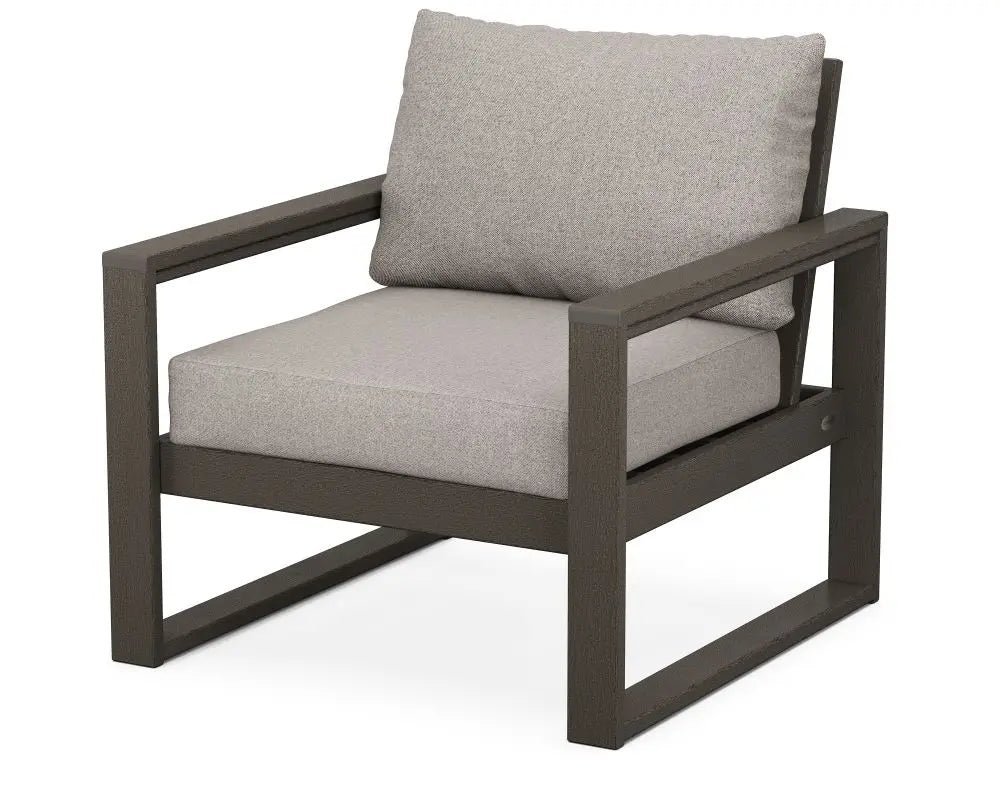 polywood-edge-club-chair-in-vintage-coffee-finish-with-weathered-tweed-cushion-outdoor-chairs-41735513374997.jpg POLYWOOD Edge Club Chair in Vintage Coffee Finish with Weathered Tweed Cushion - Image 1