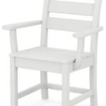 POLYWOOD Lakeside Dining Arm Chair in White