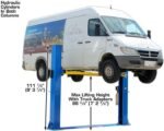  Atlas Automotive Equipment Atlas Equipment BP10000X Commercial Grade Baseplate 10 000 Lb. Capacity 2-Post Lift - Image 5