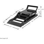 Black Widow Hydraulic Underbody Access Car Lift with Ramp – 3,000 LB. Capacity per Pair - Image 8