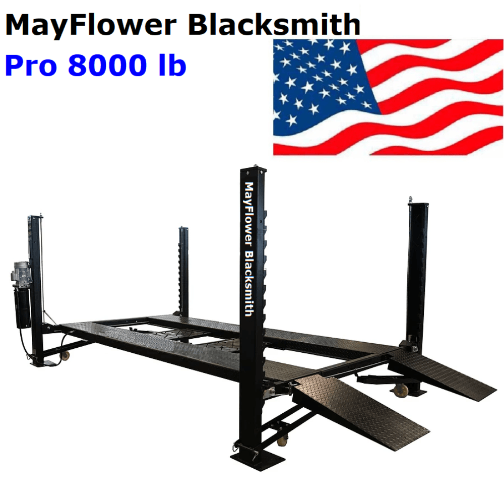 pop-product-208-image-1.png Mayflower Blacksmith Heavy Duty Four Post Lift Car Lift Storage Service Pro 8000 - Image 1