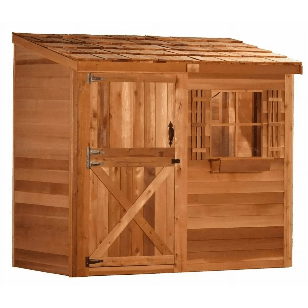 pop-product-236-image-1.webp Cedarshed Bayside 8×4 Lean To Storage Shed - Image 1