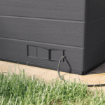Suncast Cabana Entertainment Shed 8 ft. x 7 ft. Resin Storage Shed (Floor Included) - Image 11