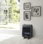 Bluegrass Living Natural Gas Vent Free Blue Flame Gas Space Heater With Blower and Base Feet – 20,000 BTU, T-Stat Control – Model# B20TNB-BB - Image 4