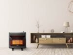 Bluegrass Living Natural Gas Vent Free Infrared Gas Space Heater With Blower and Base Feet – 30,000 BTU, T-Stat Control – Model# B30TNIR-BB - Image 4