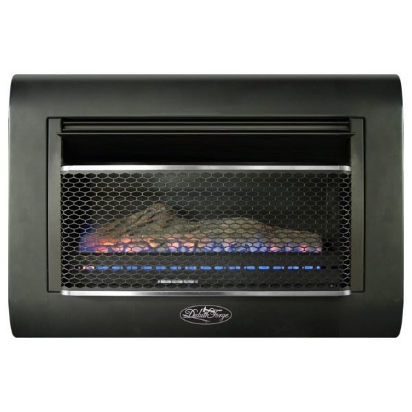 pop-product-353-image-1.jpg Duluth Forge Dual Fuel Ventless Linear Wall Gas Fireplace With Log – 26,000 BTU, T-Stat Control – Model# DF300L - Image 1