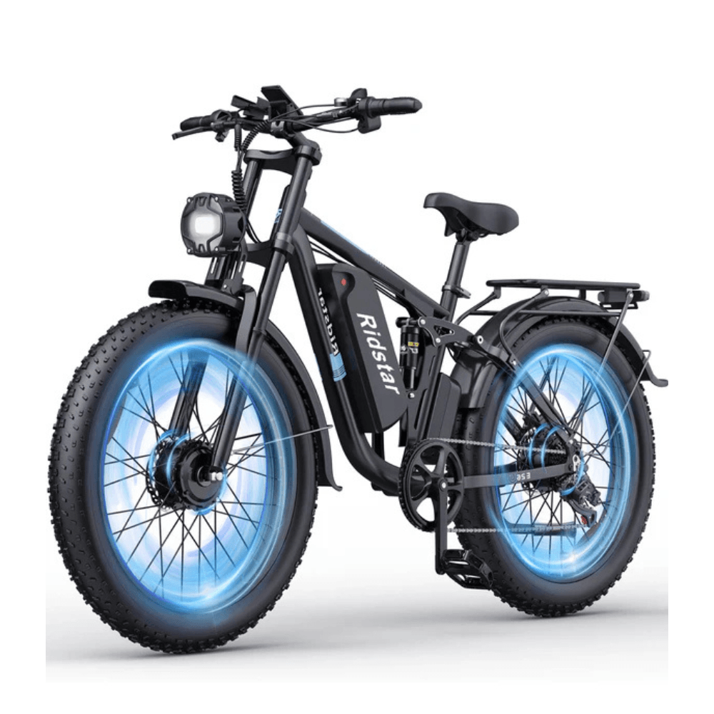 pop-product-400-image-1.png Ridstar E26 PRO Electric Bike 48V 23Ah Battery 1000W*2 Dual Motors 26*4.0inches Tires 50-75KM Max Mileage 15 - Image 1