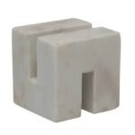 Square Marble Cookbook Stand or Decorative Object