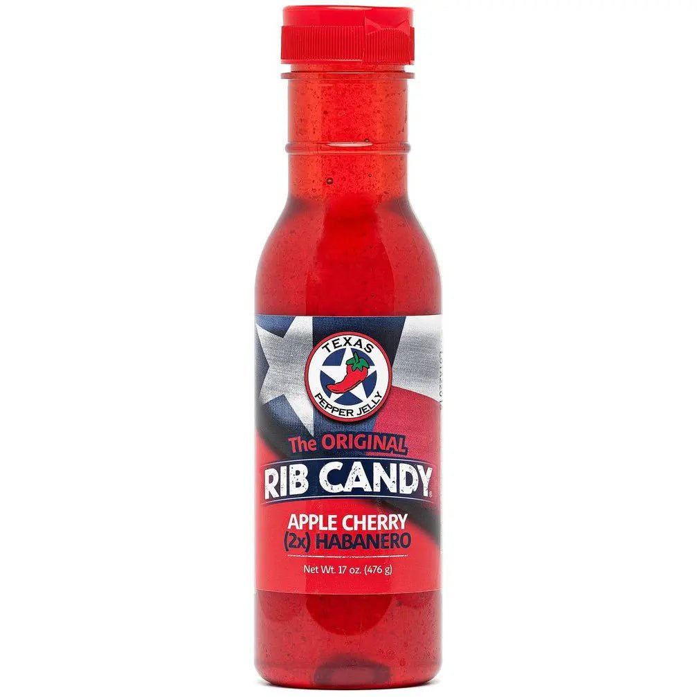 texas-pepper-jelly-apple-cherry-habanero-rib-candy-2x-peppers-condiments-sauces-55058312331541.jpg Texas Pepper Jelly Apple Cherry Habanero Rib Candy 2x Peppers - Image 1