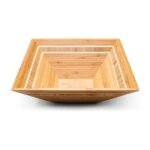 Totally Bamboo 12″ Square Inlay Bowl