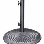 Treasure Garden 50lb Classic Umbrella Base with Anthracite Finish