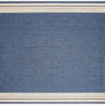 Treasure Garden 8×10 Garden Cottage Blueberry Outdoor Rug