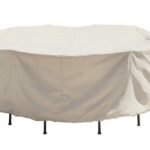 Treasure Garden Protective Cover for 54″ Round or Square Dining Table and Chairs