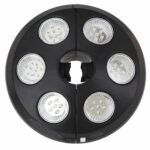 Treasure Garden Vega-L Umbrella Light with Black Finish