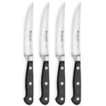 Wusthof Classic 4-Piece 4 1/2″ Steak Knife Set