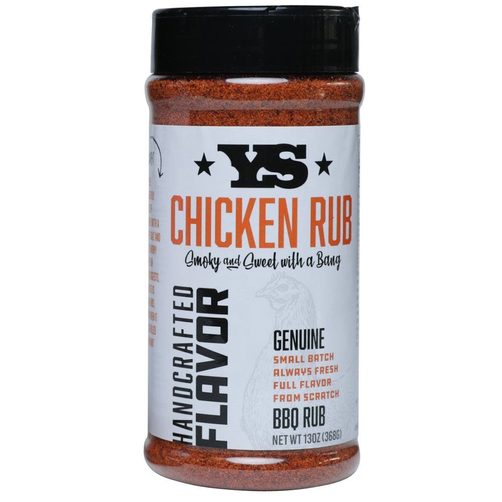 yoder-smokers-chicken-rub-herbs-spices-40053060305173.jpg Yoder Smokers Chicken Rub – 13 oz. - Image 1